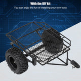 RC Bucket Trailer Simulation Trailing Car for TRX4 D90 SCX10 CC01 1/10 DIY Parts 1/10 RC Car Trailer RC Car Accessories Metal