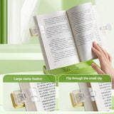 Liftable Reading Rack Adjustable Large Capacity Reading Stand Book Holder with Pencil Case Base Reading Storage Artifact