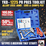 YKD-1225 Sliding Manual Clamp Clamping Tool,Floor Heating Pipe Slipper Joint Installation Pliers Special Pipe Clamp