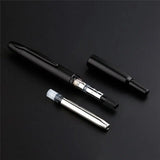 E-Easy To Use-Press Retractable Fountain Pen Extra Fine Nib Metal Matte Ink Pen Practice Writing Fountain Pen