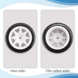 4Pcs 58mm Tires 12mm Hex Wheels with Sponge for 1/10 1/12 RC Drift Car 3Racing Sakura M4 M5 MST TCR Tamiya M04 M05