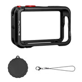 Aluminum Alloy Protective Case with Lens Cover Quick Release Metal Cage Built-in Cold Shoe Camera Frame for DJI Osmo Action 6