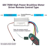 6-60V BLDC Brushless Motor Driver Model Aircraft Motor Controller Motor Regulator 500W Motor Forward and Reverse Control Module