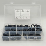 200PCS Hollow Rubber Grommet Firewall Hole Plug Assortment, Rubber Grommet kit 6/8/10/12/16/20/22/25mm