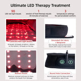 Red Light Infrared Therapy Slippers Foot and Toe Pain Relief Instep Massage Warmth Chronic Pain Inflammation Improve Blood