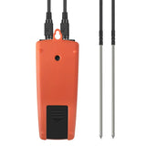 US Dual-Channel Digital Thermometer PT100/PT1000 Platinum Resistance ABS Plastic LCD for Industrial Use