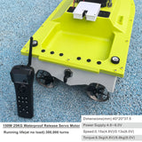 S80 Brushless Motor Super Speed Saltwater RC Fishing Bait Boat with GPS for Surf Fishing with Line Release,22,000mah Batter