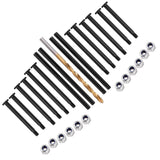 1 Set Front and Rear Suspension Pins With Lock Nut Kit Replacement For Traxxas 1/8 6S MAXX Slash-102076-4 RC Car Accessories New