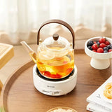 Foldable 2.0L Electric Cooking Pot Rice Cooker Split Type Hotpot Non-stick Travel Electric Skillet Fried Pan 220V