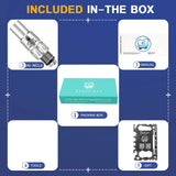 Premium LED 61mm Internals Water Spray Quick Coupligs for Air Turbines High Speed Handpiece Connect 6 Holes SDentals Chair