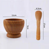 Pressing Garlic Mashed Garlic Mashing Pot Manual Mashing Medicine Pot Jujube PP Material Pounding Garlic Mortar Kitchen Grinder