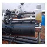 63-400PE pipe mechanical rotary scraper for removing oxide layer scraping planer knife four-sided blade Stainless steel frame