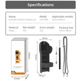 Anti-fall Protective Lid Quick Release Full Coverage Camera Screen Protector with Lanyard Flip Upper Cover for DJI Osmo Pocket 3