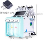 6 in 1 Pro Oxygen Facial Machine Clean Skin Care BIO Light RF Vacuum Facial Machine Hydro Water Oxygen Jet Peel Machine