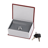 With Lock Keys Mini Safe Box Metal Lock Box Key Lock Security Money Jewelry Box Portable Safe Discreet Hidden Book Safe