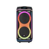 Portable 8 Inch Dual For Bluetooth Speaker RGB Lights 40W Output Power For Home Theatre Mobile Phone For Parties Square Dances