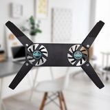 USB Laptop Cooling Pad Bottom Anti-slip Portable Laptop Radiator Cooling Base Save Space USB Power Supply for Universal Computer