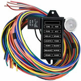 14 Circuit Universal Car Modification Repair Wiring Harness Car 12V Voltage-Circuit Harness