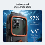 Underwater Snorkeling Diving Phone Waterproof Case Universal Underwater Photo & Video Diving Housing Handle Grip
