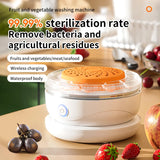 Wireless Fruit & Vegetable Cleaner – Food Purifier Device for Home Use, Compact Kitchen Appliance Best Tool