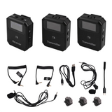 Compact 2.4G Wireless Lavalier Mic Kit, Includes Noise-Canceling Transmitter And Receiver For Enhanced Audio Clarity