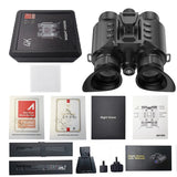 Z9158 4K UHD Digital Tactical Telescope Camera Head Mounted Infrared Night Vision Binoculars for Hunting Camping with Flashlight