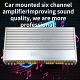 Car Audio System Modification AB Level High-power 6 * 100W Six Channel Car Amplifier Audio System