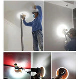 Industrial Grade Disc Sander with LED Light and Dust Collection - 220V Electric Wall Polisher 180MM
