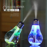 Creative Style Small Night Light Micro Landscape Mister Smoke Emitting Usb Silent Small Colorful Light Bulb Portable Humidifier