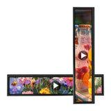 24" Strip Bar Shelf IPS LCD Touch Monitor,1920x360,Android 11,USB Auto Loop,Play Monitor