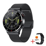 Sports Smartwatch Men Women 1.28 Inch HD Screen BT Calls Information Push Custom Watch Face Multi-sport Modes Heart Rate Monitor