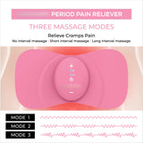 EMS Muscle Stimulation Mini Heating Massager TENS Unit Menstrual Heat Pad Patch Heating Pad for Women Periods Menstrual Cramps