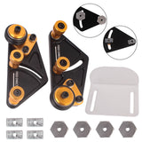Table Saw Feeding Safety Propelling Tool Bearing Roller Feeder Aluminum Alloy Feather Loc Board for 19/30/75Type T-tracks