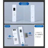 Ranlraka LS310 Portable Multi-Function 6-in-1 Water Quality Pen Tester COD TOC TDS Temp Conductivity UV275 Drinking Water Tester