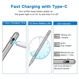 USI 2.0 Stylus Pen For Chromebook Fire HD 10 And Fire Max 11,With Tilt Support,4096 Pressure Sensitivity