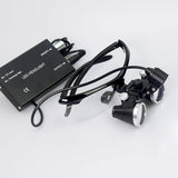 Professional Lab Magnifier Binocular Loupes Medical 2.5X 3.5X LED Head Light Lamp