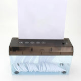 USB Paper Shredder A4 Paper Cutter Electric Mini Shredder Paper Cutting Machine for Office Home School Desktop Stationery