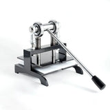 Embossing Plate Die Cutter Heavy-Duty Handmade Leather Cutting Machine,Dual Guide Shafts Die Cut Machine - Various of Materials