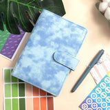 Save Money A6 Budget Binder PU Leather with Zipper Cash Envelopes Budget Planner Organizer Cashew Flowers Expense Sheets