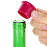 100pcs Silicone Reusable Wine Bottle Caps Beer Sealer Cover