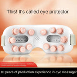 Visual Eye Massage Instrument Intelligent Acupoint Heating Vibration Massage Eye Mask Relieving Fatigue Eye Care Instrument Massager