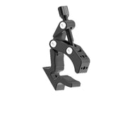360 Rotation Anti-slip Anti-shake Strong Clamp Aluminum Alloy Telescopes Camera Handlebar Clamp Accessory with 1/4-inch Screw