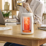 500ml Electric Kettle Portable Car Travel Heating Cup Boil Water Thermo Pot Multicooker Cooking Stew Pot 220V