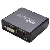 HDMI Male to DVI Female Video Box Adapter Converter HDMI DVI Video adaptor With 3.5mm Coaxial for PS3 XBOX360 Blu-ray DVD HDTV