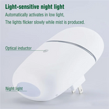 2X Waterless Diffuser,Plug In Waterless Essential Oil Diffuser 10Ml Smart Aromatherapy Plug In Wall Diffuser US Plug