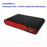 ESI GIGAPORT eX Professional 24-bit/192kHz 8 Output USB Audio Interface Type-C USB Sound Card HiFi DJ