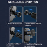 New Bracket CellPhone Stand Gravity Auto Phone Holder Air Vent Clip Mount 360 Rotation Universal Phone Holder In Car