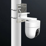 Camera Pole Mount Bracket Universal Vertical Pole Mount Adapter Bracket for Indoor Outdoor Ptz Dome Solar Panels AP Access Point