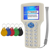 B27B RFID NFC Smart Card Reader +5XUID Keychain RFID Duplicator 125K 13.56Mhz IC/ID Key Writer RFID Programmer Key Replicator