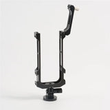 E-Easy To Use-For Insta 360 X3 Metal Protective Case With Cold Shoe Mount Panoramic Action Camera Cage